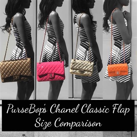 chanel bag classic size|chanel classic flap bag sizes.